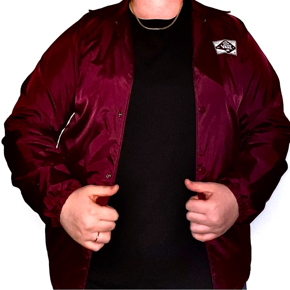 Vans Off The Wall Button Up Windbreaker